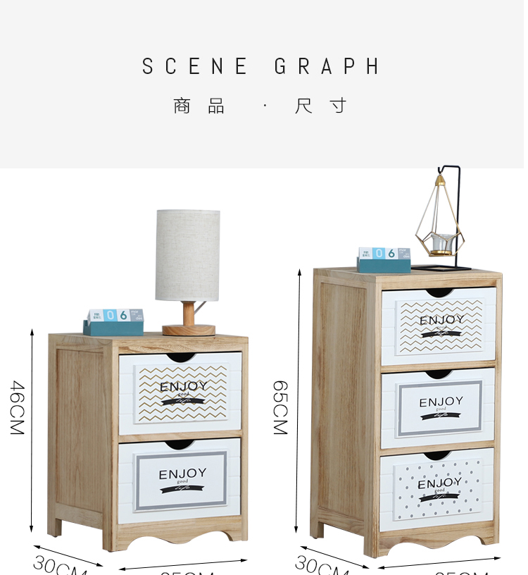 Tủ gỗ nhỏ ngăn kéo khe hẹp tủ hẹp 25 / 30cm ngăn kéo lưu trữ tủ lưu trữ tủ bên tủ góc tủ - Buồng tủ quần áo giá rẻ