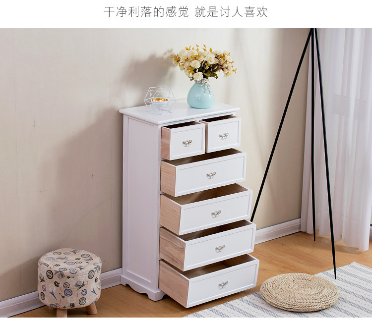 Đơn giản và hiện đại ngực gỗ ngăn kéo tủ ngăn kéo cạnh giường tủ bảo quản 567 tủ xô Continental Mỹ đặc biệt - Buồng giá các loại tủ nhựa đựng quần áo