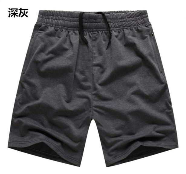 Mùa hè quần short nam 5 điểm quần bãi biển quần chất béo năm quần quần màu rắn lỏng mỏng cộng với phân bón XL