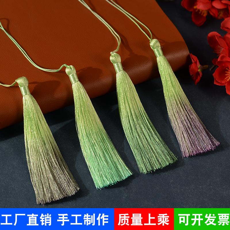 12厘米流苏穗子段染渐变色挂饰，美到让人停不下来！