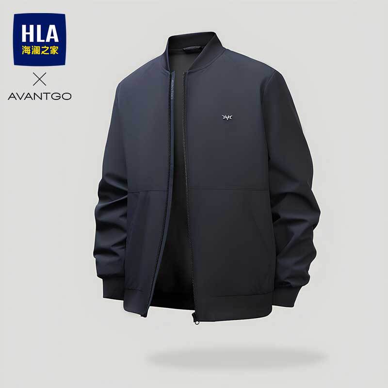 Hla/Heilan House Light Business Executive Jacket for Men, New Spring Commuter Style, Three-Proof Dad Jacket, Early Autumn Coat Hla/Heilan House Light Business Executive Jacket for Men, New Spring Commuter Style, Three-Proof Dad Jacket, Early Autumn Coat
