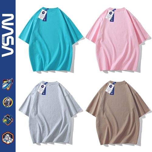 Хлопковая белая базовая приятная телу футболка с коротким рукавом, в американском стиле, свободный крой, оверсайз