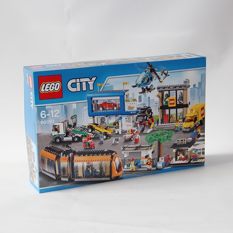 Lego City Series 60097 City Square Educational Building Block Toy Gift for Boys and Girls