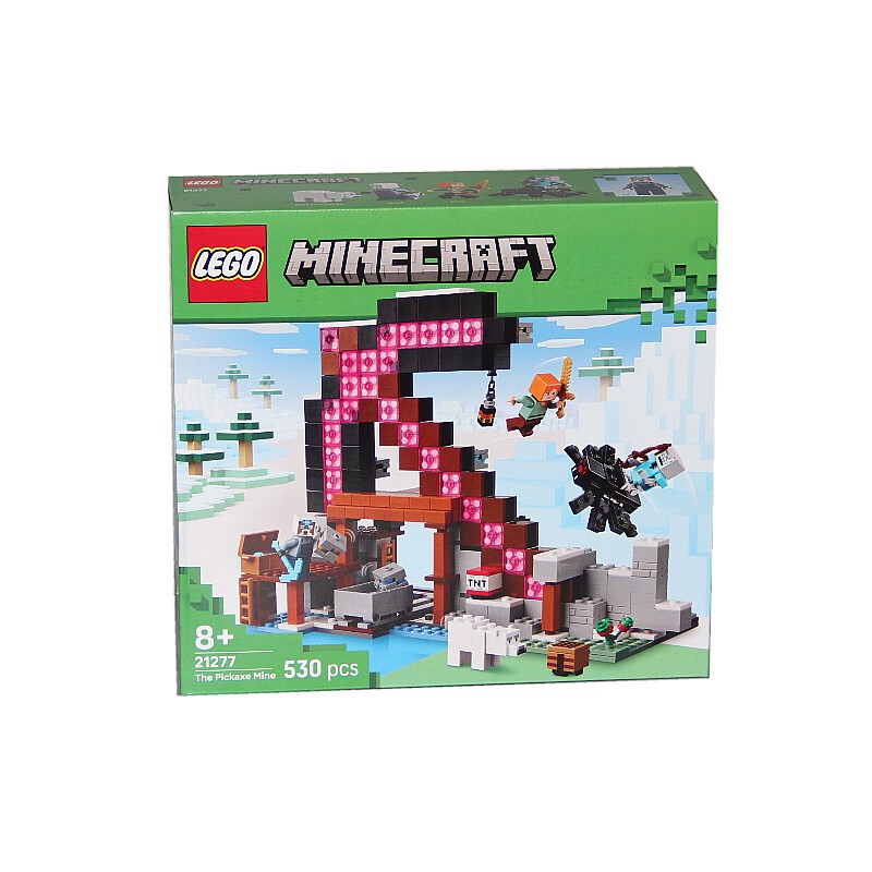 Lego Minecraft Series 21277 Classic Pickaxe Boy's Educational Building Block Toy Gift