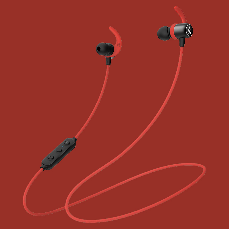 Edifier In-Ear Active Noise Cancelling Sports Bluetooth Headset Wireless Waterproof Binaural Magnetic 5 0 Fitness Running Neck Long Standby for Huawei Xiaomi Apple