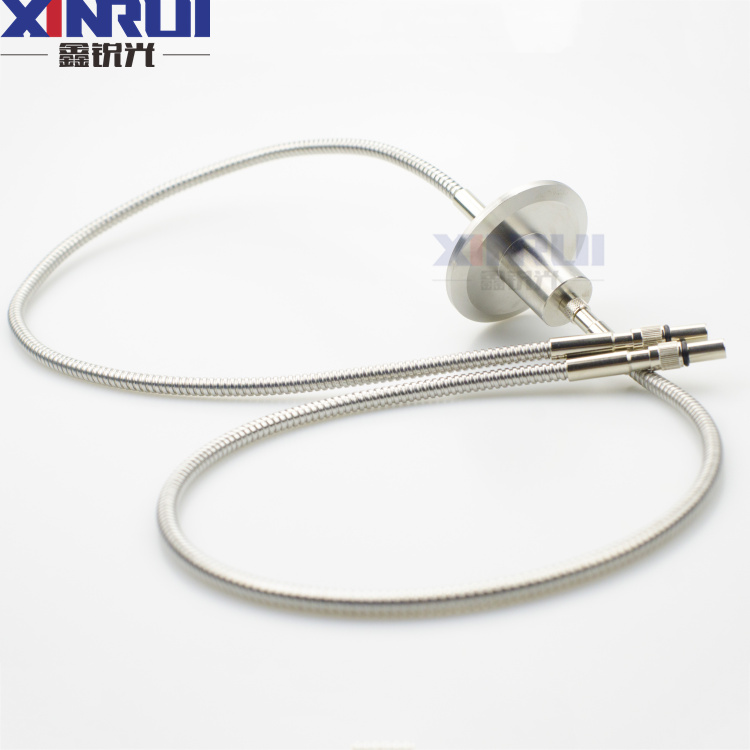 SMA905 Vacuum flange KF40 extension cord FC fiber optic vacuum flange Over vacuum device flange