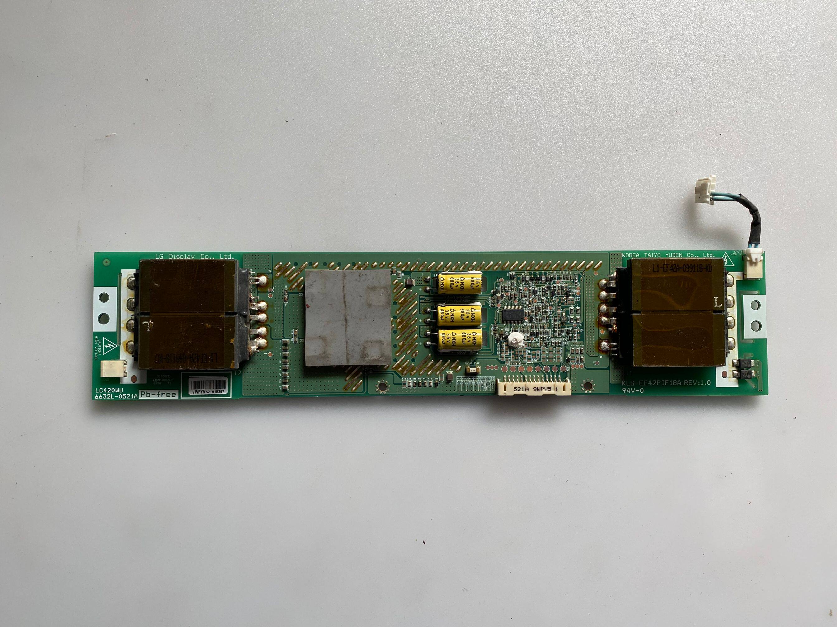 Original LC420WU high voltage plate 6632L-0521A KLS-EE42PIF18A REV: 1 0