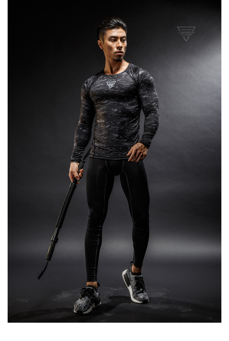 Vêtement fitness homme MLG008 en spandex - Ref 603228 Image 15