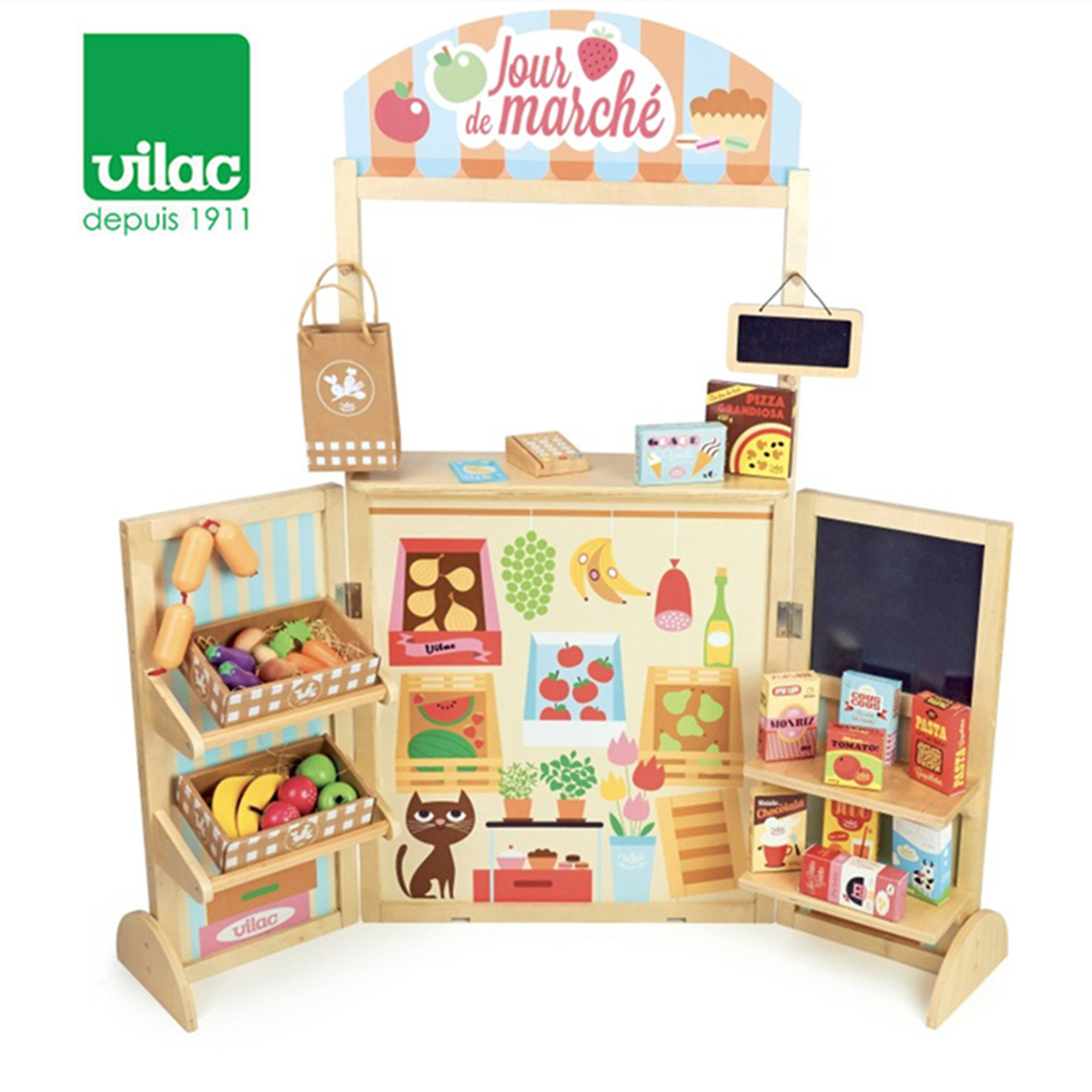 Spot France Vilac Children's Interactive Drama Performance Events Small selling Dining Home Wine Parent-child Dining Room Toys