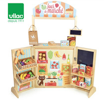 Spot French Vilac childrens interactive drama performance activities canteen shop house parent-child restaurant toys