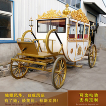 New European-style electric Royal carriage wedding photography scenic spot sightseeing tour passenger hotel real estate exhibition