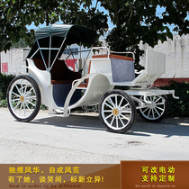 European-style sightseeing tour carriage wedding photography scenic spot reception sightseeing carriage Hotel display sightseeing carriage