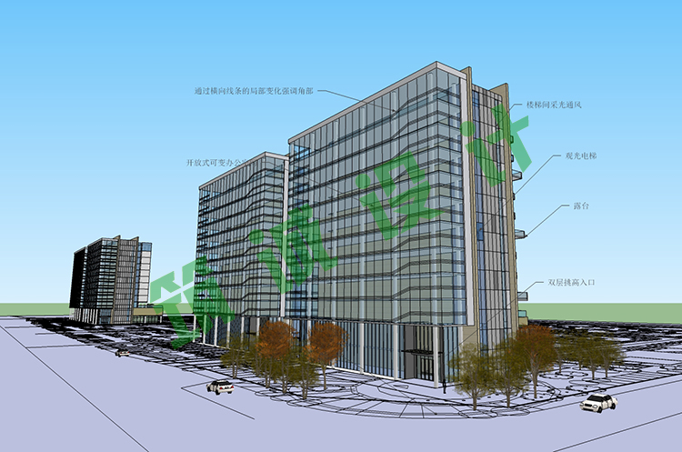 TU00176 su高层建筑模型库现代办公楼酒店商业方案-10