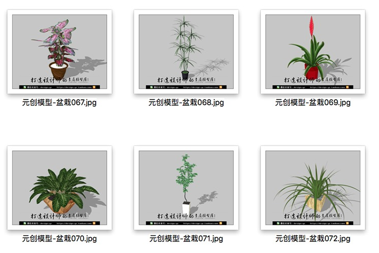 YC0093SU场景模型草图大师模型3d模型组件素材库精品庭院植物-12