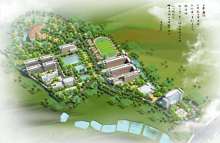 TU00170学校校园规划su及单体大学中学小学模型-17