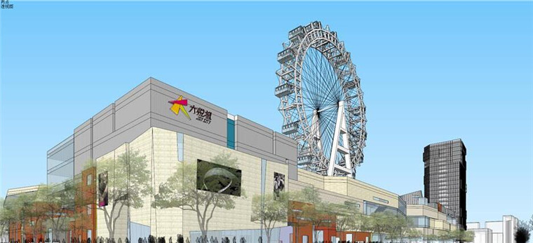 SU00151成都大悦城chengdujoycitybyRTKL三维su方案模型sketchup-10