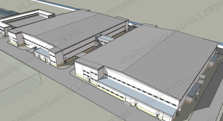 DB00913厂房仓库改建改造工业厂区艺术区su模型素材-16