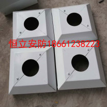 Monitoring Pole bottom plate cover street lamp flange decoration piece round base cover plate square photo plate column cover