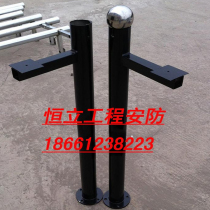 Monitoring Pole 1 m parking lot license plate pick arm suction Wall Monitoring bracket roof wall arm equipped with ball grabbing machine Rod
