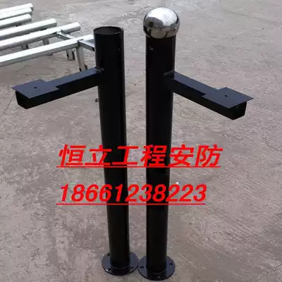 Monitoring pole 1 meter parking lot license plate pick arm suction wall monitoring bracket roof wall arm mounted ball grab machine pole