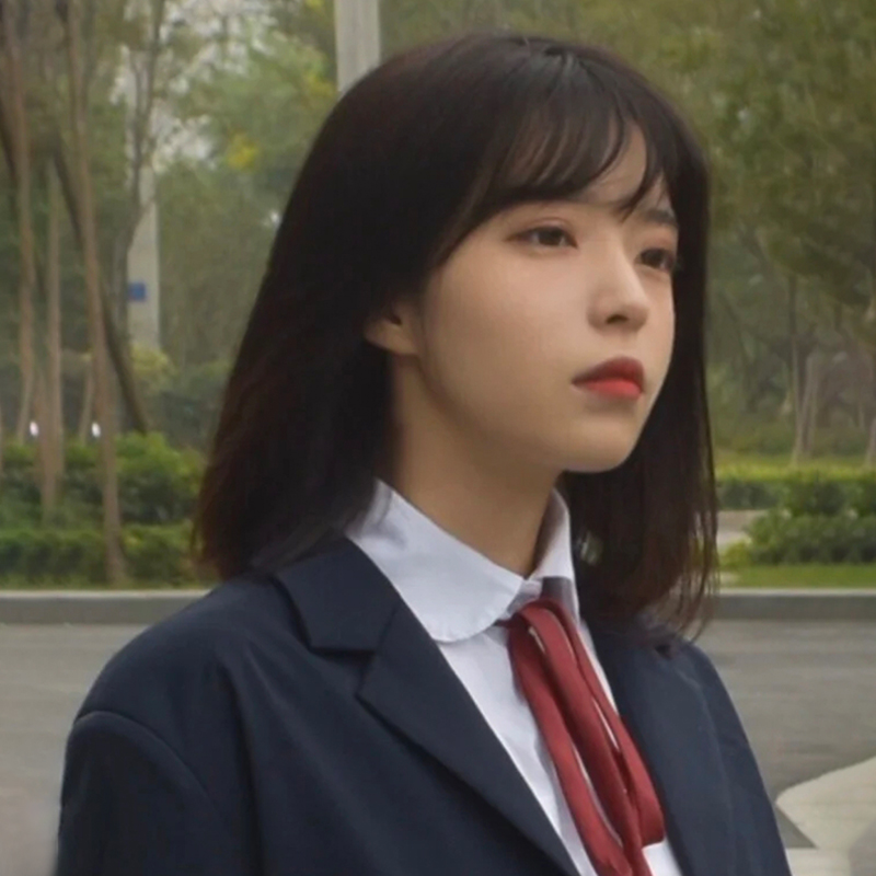 Wig female short hair summer air bangs jk short straight hair lolita natural cute bobo head simulation full head cover