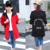 Áo khoác bé gái xuân hè 2018 phiên bản Hàn Quốc mới của các bé lớn mặc áo gió dài cho bé