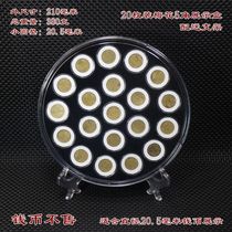 Plum blossom 50 cent coins 20 pieces display box collection box exhibition box protection box anti-oxidation box moisture-proof exhibition box