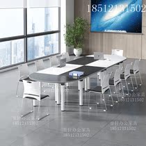 Conference training table and chair primary and secondary school students desks and chairs kindergarten double tutoring class art training table combination desk