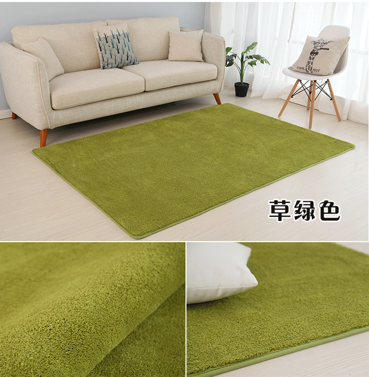 Bắc Âu tối giản hiện đại bàn cà phê phòng khách thảm phòng ngủ cạnh giường ngủ thảm thảm có thể được tùy chỉnh tatami màu rắn - Thảm giá thảm trải sàn