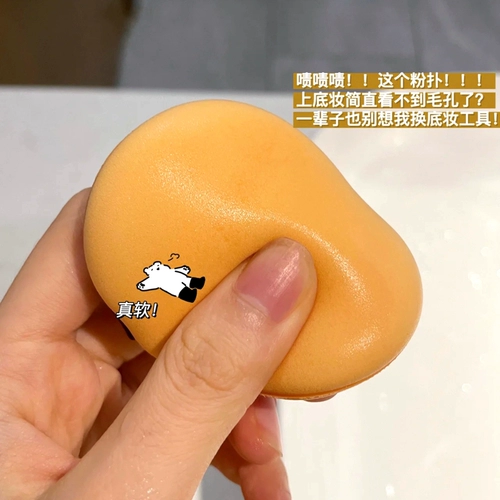 Крем-пудра, поролоновый спонж, база под макияж для лица