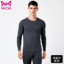 mens catman và womens ấm bộ đồ lót mùa xuân và mùa thu cặp vợ chồng bông quần nhung mùa thu thiết cotton thoải mái lớp duy nhất. 