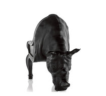 Designer custom FRP leisure chair Animal chair domineering rhino chair KTV hotel owner sofa chair