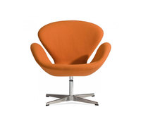 Huo Siyan family with the same swan chair FRP chair rotary chair Study chair Fashion chair Unit double chair Lazy chair