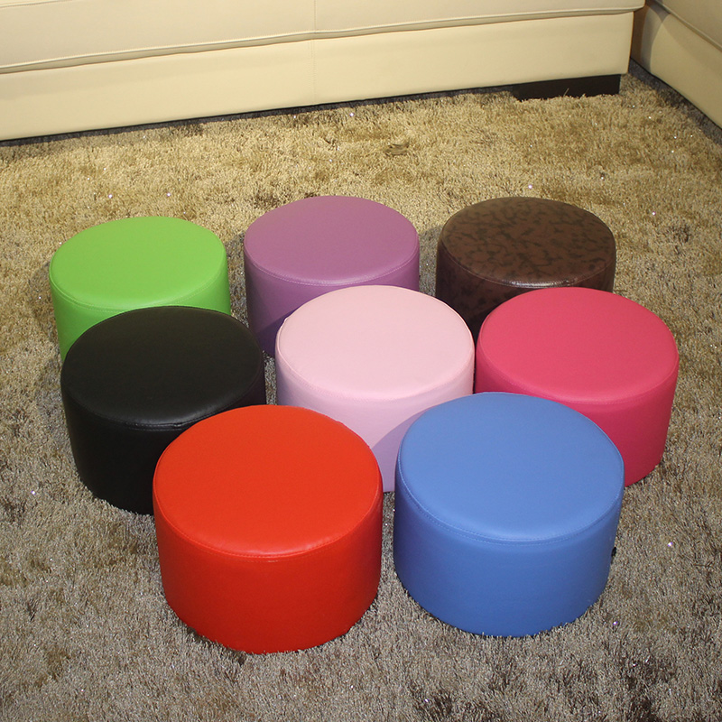 School Furniture Children Early Education Center Leather Stool Sitting Pier Stool Psychology Counseling Room Early Childhood Stool Fine Arts Room Training Bench