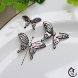 Белая черно-желтая трехмерная китайская шпилька, аксессуар для волос, 20mm