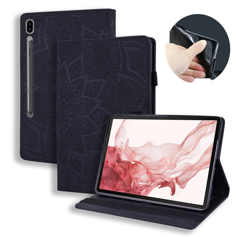 Suitable for Samsung Galaxy Tab S12+ Calf Pattern Stand Protective Case S12Ultra Tablet Leather Case Shell Suitable for Samsung Galaxy Tab S12+ Calf Pattern Stand Protective Case S12Ultra Tablet Leather Case Shell