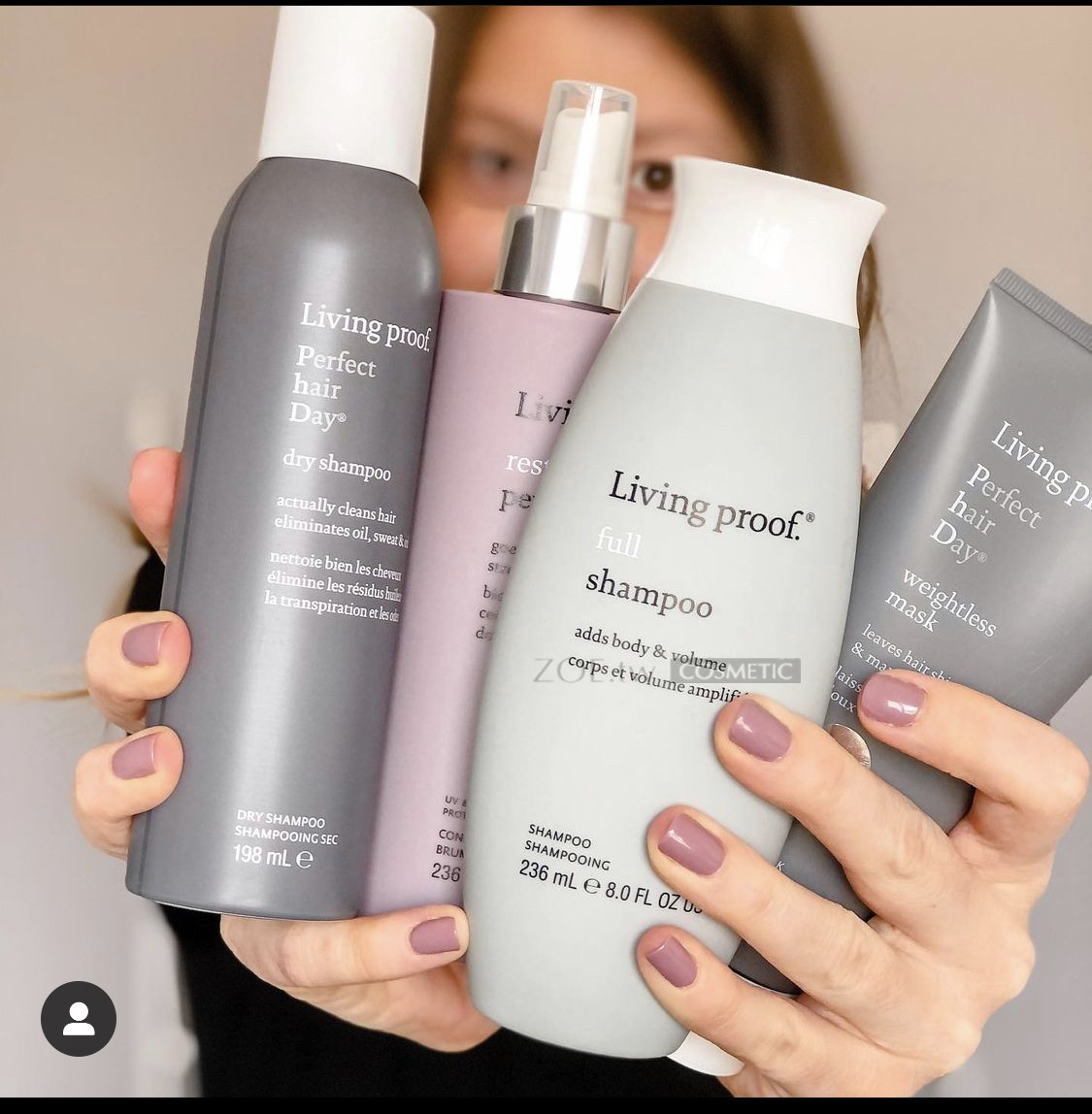 zoetw Widense Private Living proof high-end shower shampoo Shampoo Free dry cleaning spray