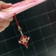 Cardcaptor Sakura Magic Wand đồ trang trí phim hoạt hình Nhật Bản dễ thương cô gái đồ trang sức phim hoạt hình sáng tạo khóa điện thoại mặt dây chuyền kim loại - Phụ kiện điện thoại di động