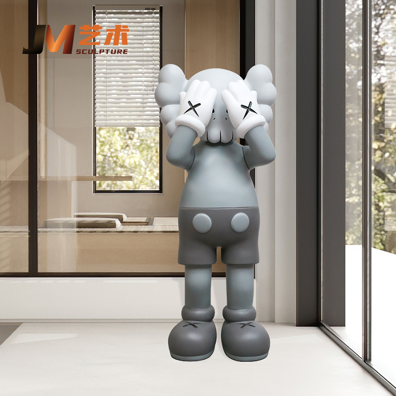 Hotel Hair Salon Internet-Famous Kaws Sculpture Large Ornament Big Bear Large Ornament Cartoon Large Action Figure Ornament Decoration Hotel Hair Salon Internet-Famous Kaws Sculpture Large Ornament Big Bear Large Ornament Cartoon Large Action Figure Ornament Decoration