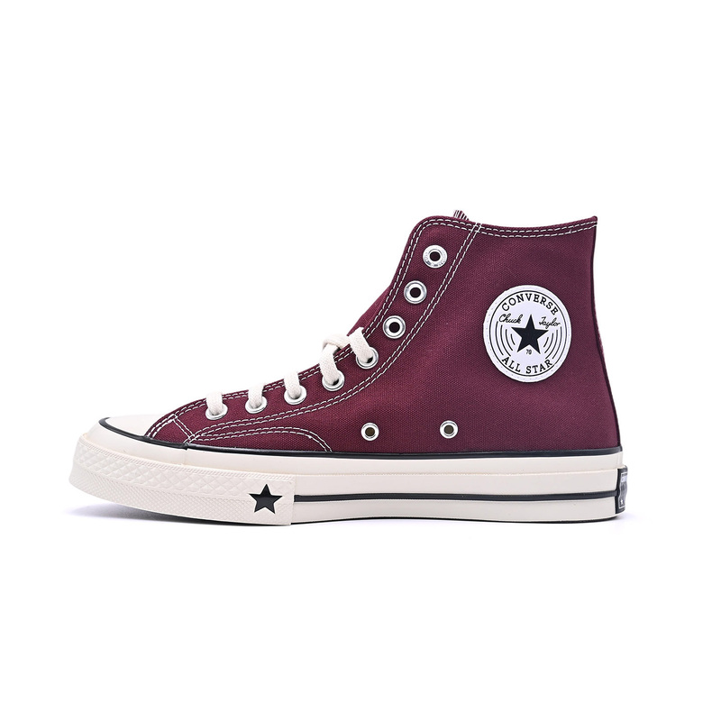 Converse Same Style as Li Zhi Min, Burgundy 70 X High-Top Sports Casual Canvas Shoes A24250C