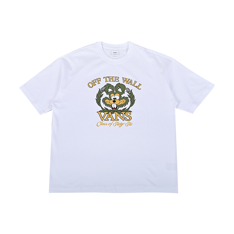Vans New Men's Sports Casual Cartoon Short-Sleeved Simple Fashion Trendy T-Shirt Top Vn000Njhwht