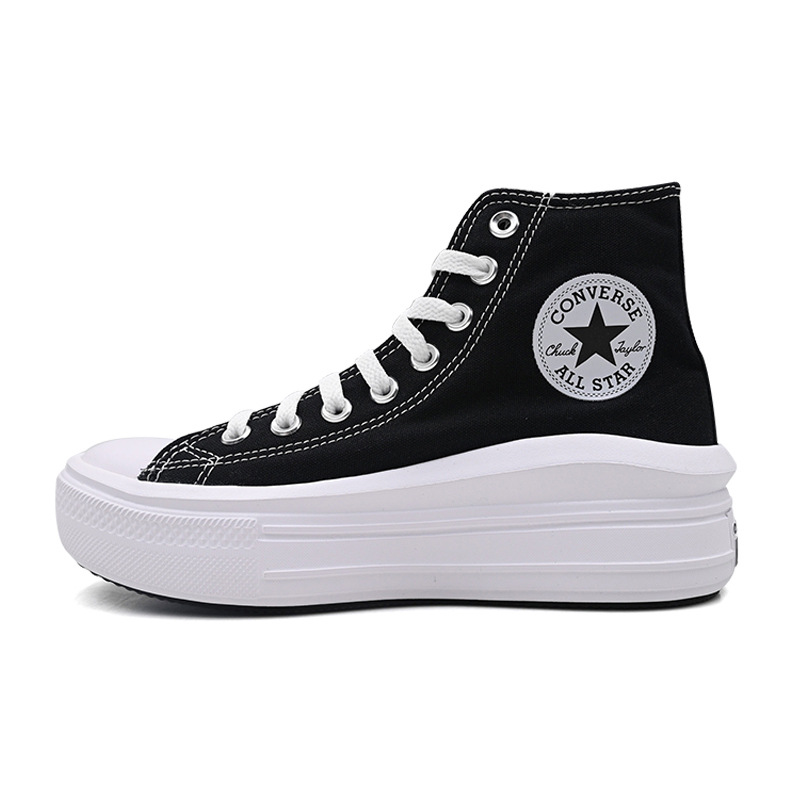 Converse Converse Canvas Shoes All Star Move High-Top Sneakers Thick-Soled Casual Women's Shoes 568497C