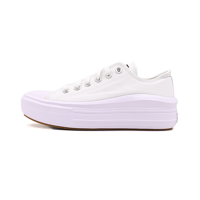 Converse New All Star Move Cloud Fashion Thick-Soled White Canvas Shoes 570257C