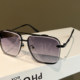 2023 new transparent blue sunglasses for men, anti-UV glare sunglasses for driving, versatile travel trend