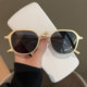 2025 New Polygonal Small Frame Sunglasses Men's Driving HD Polarized Sunglasses Anti-UV