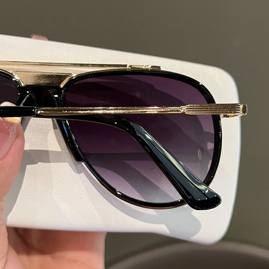 Pilot Sunglasses 2025 New Model Unisex Versatile Large Face Slimming Sunglasses Driving Uv Protection Aviator Glasses