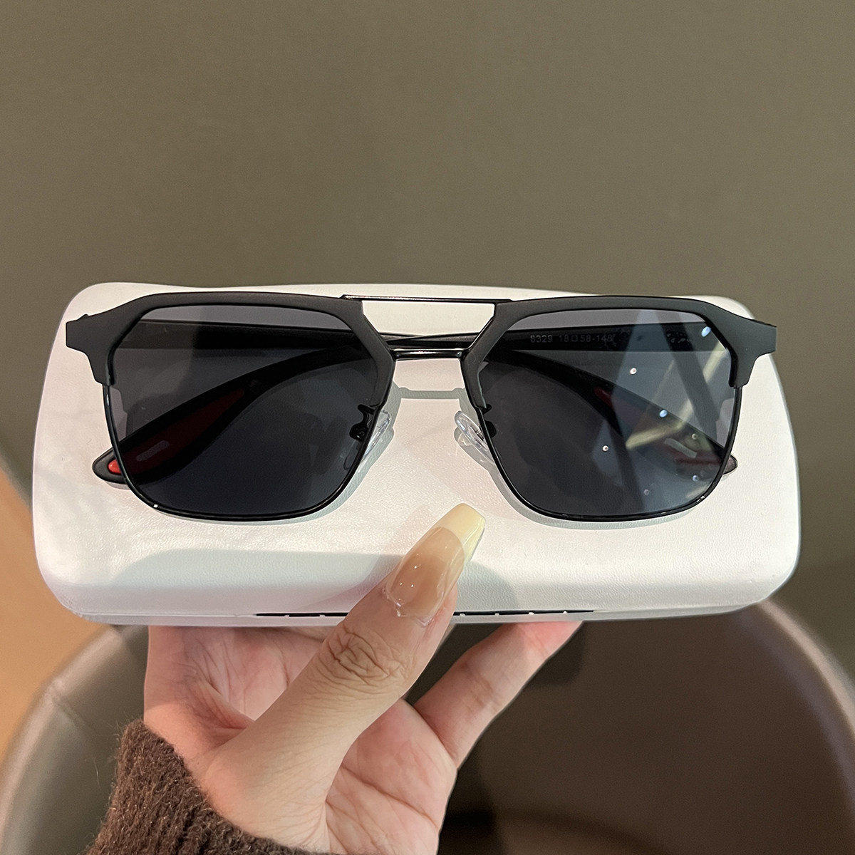 2025 New Style Cool Half-Frame Sunglasses for Men, Special for Driving, Outdoor Uv Protection Glasses, Trendy