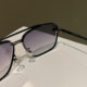 2023 new transparent blue sunglasses for men, anti-UV glare sunglasses for driving, versatile travel trend