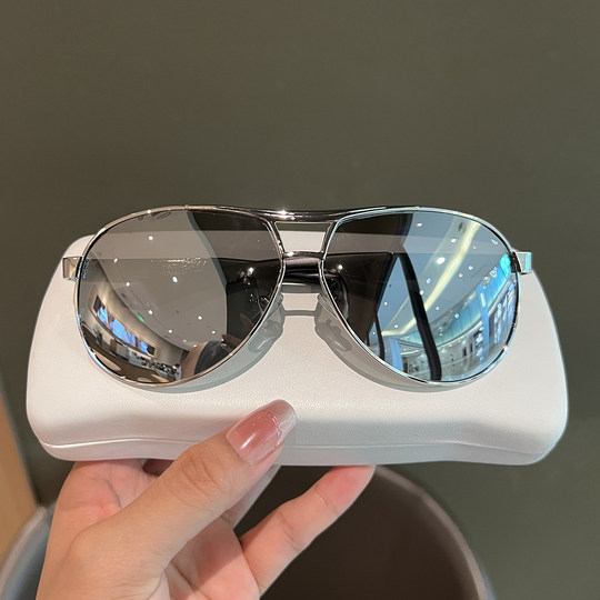 2025 New Men's Super Cool Aviator Sunglasses for Big Faces, Slimming, Driving, Polarized Sunglasses, Uv Protection Sunglasses