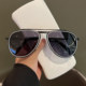 Pilot Sunglasses 2025 New Model Unisex Versatile Large Face Slimming Sunglasses Driving Uv Protection Aviator Glasses